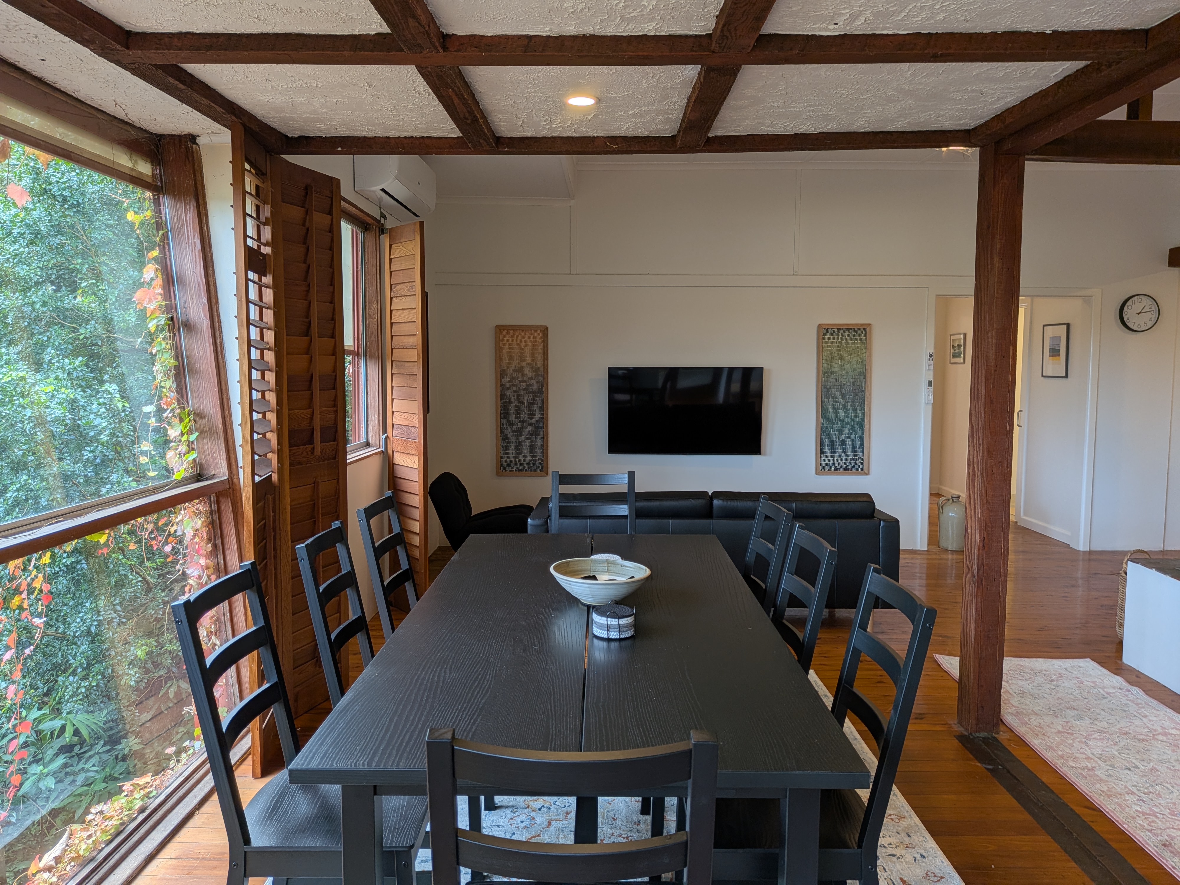 Dining room at Clontarf House respite accommodation
