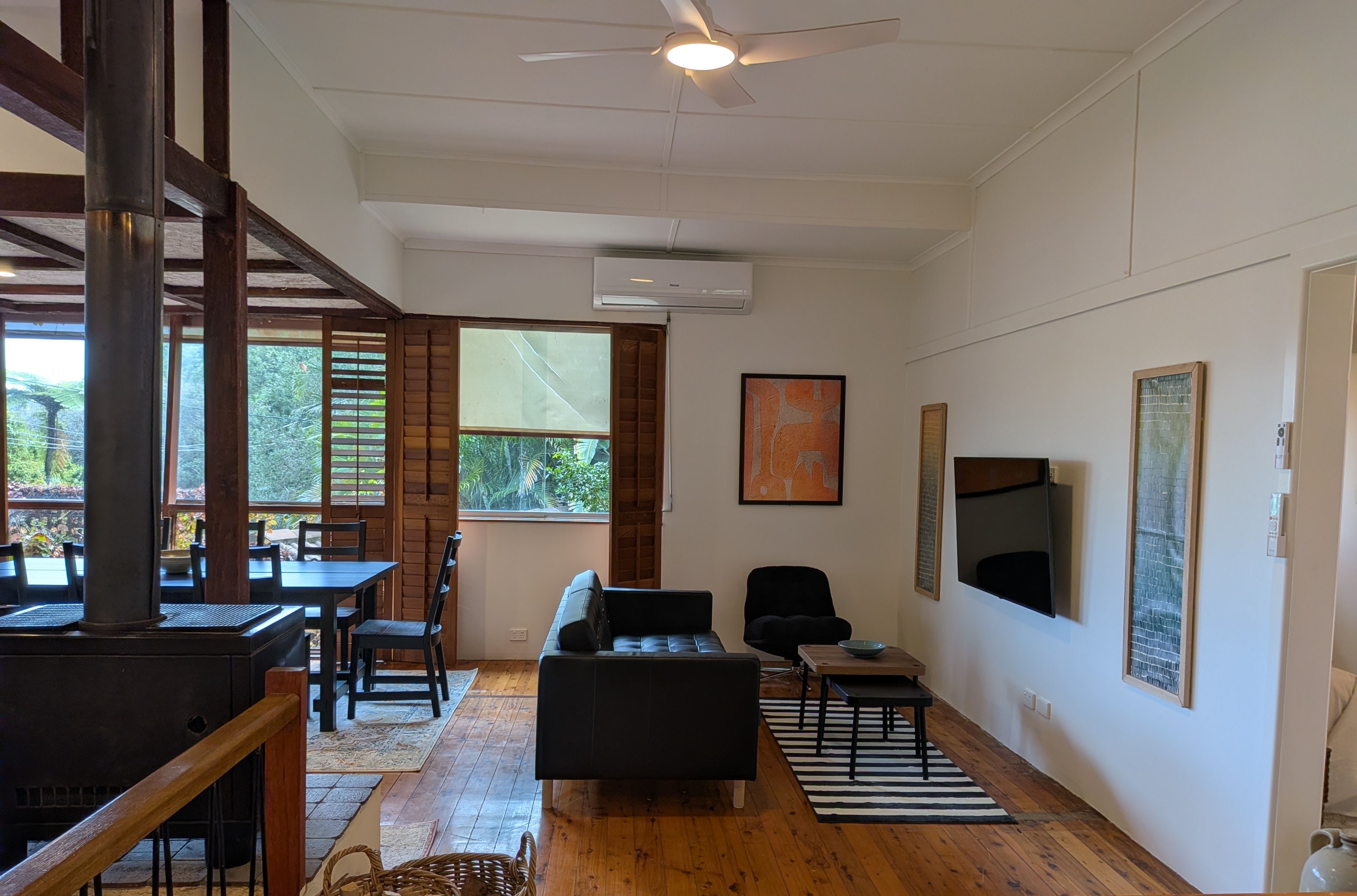 Living room at Clontarf House respite accommodation